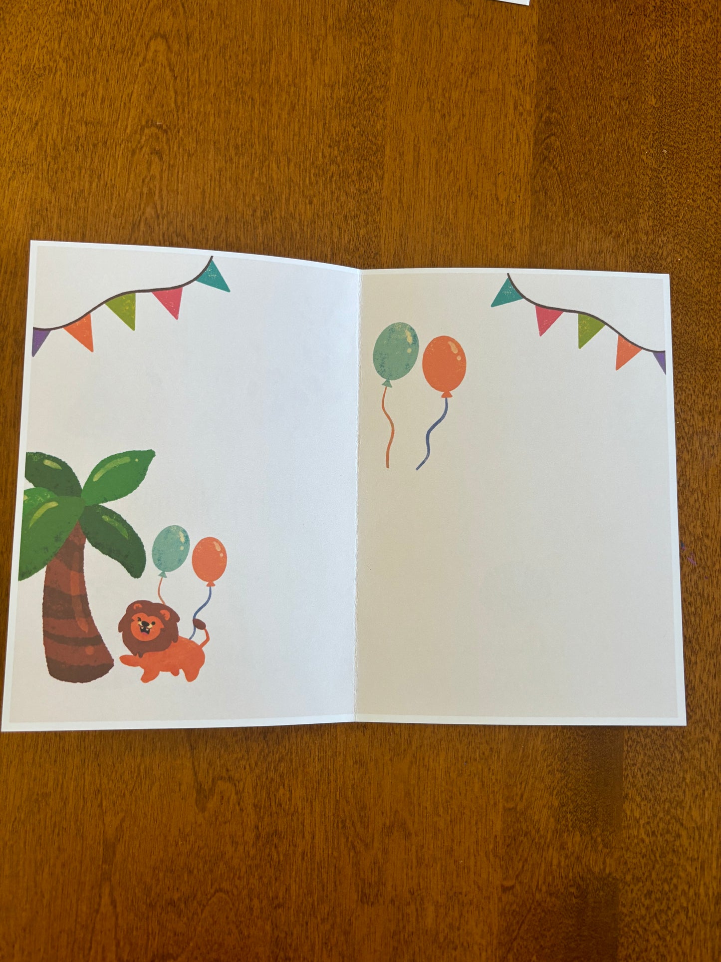 Happy Birthday Card party animals