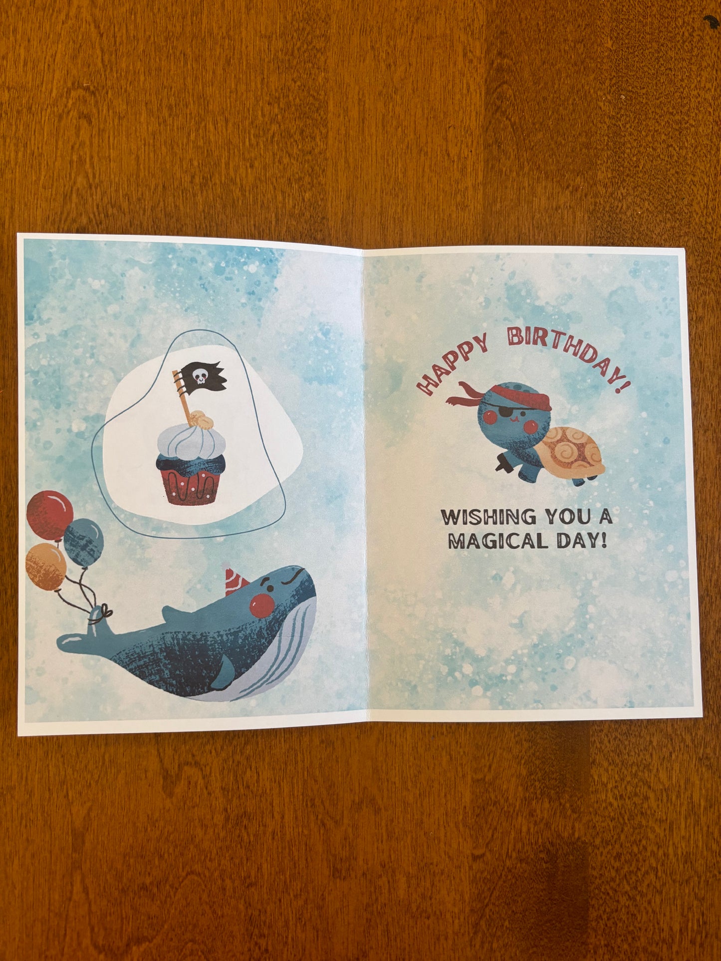 Happy birthday Card magical pirate