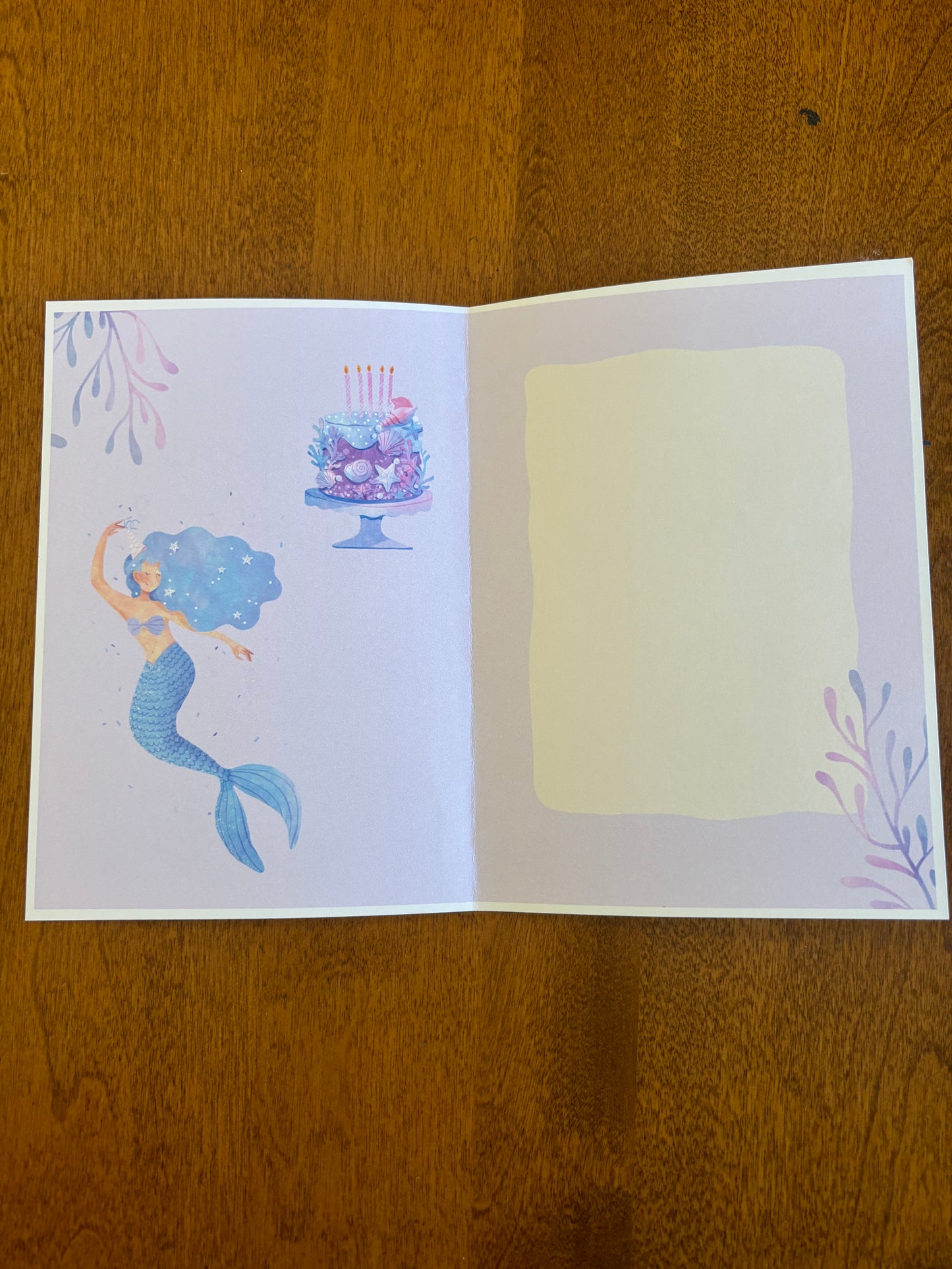 Happy birthday Card Mermaid
