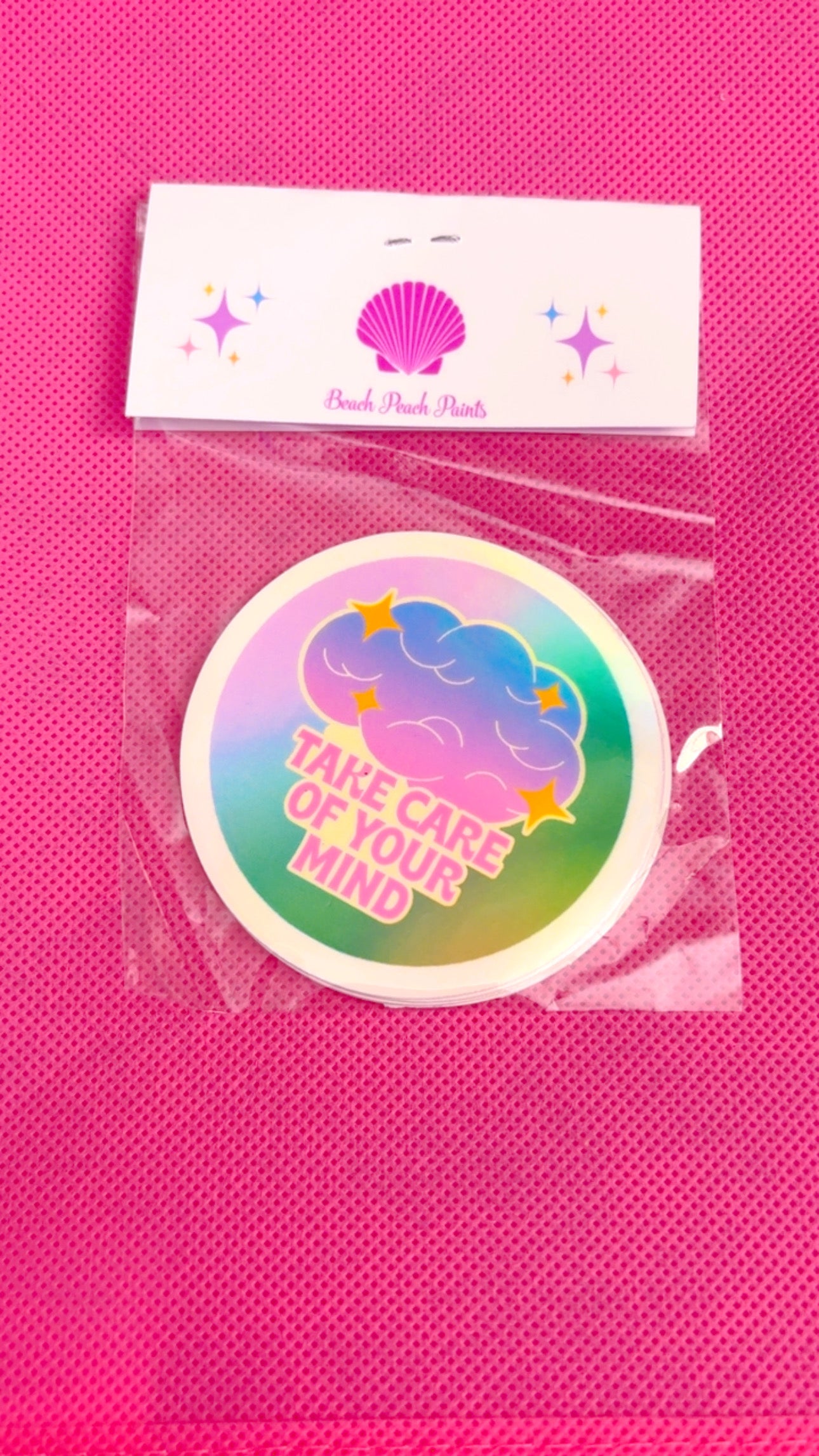 Self Care sticker pack of 6