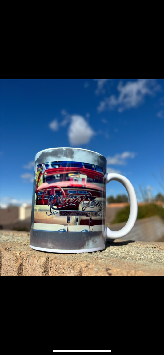 1 Rider gang gray 15 oz ceramic mug