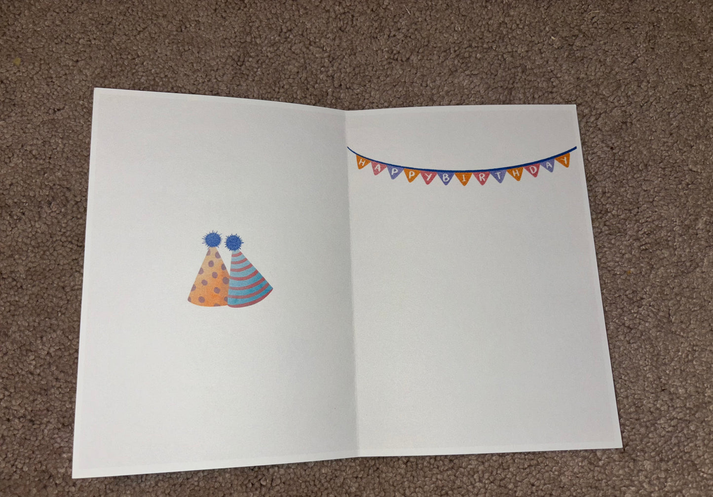 Set of 6 birthday cards girly 2