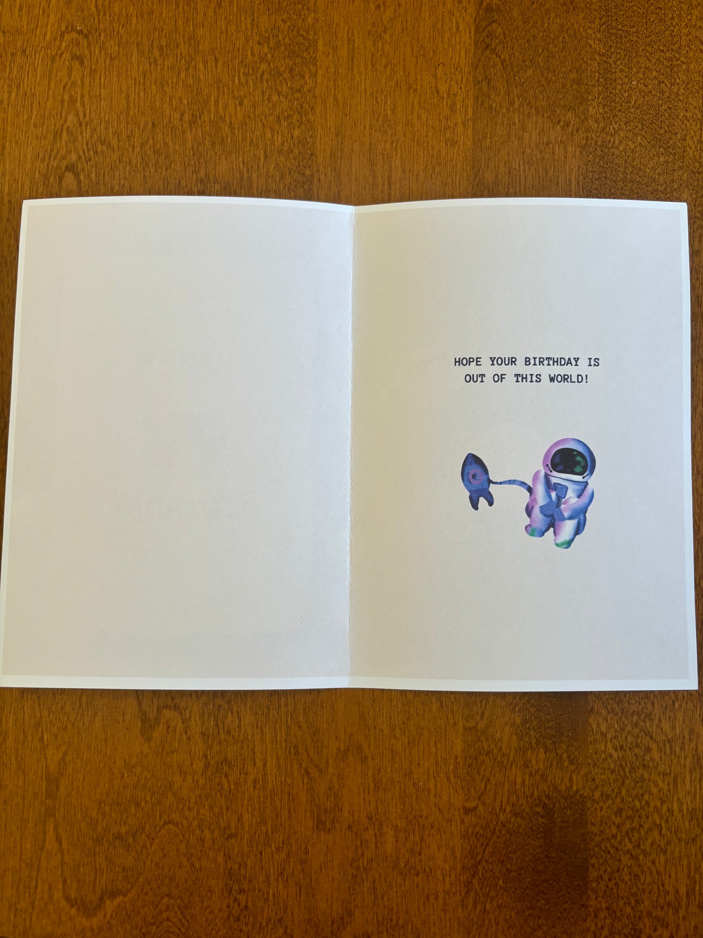 Happy Birthday Card out of this world