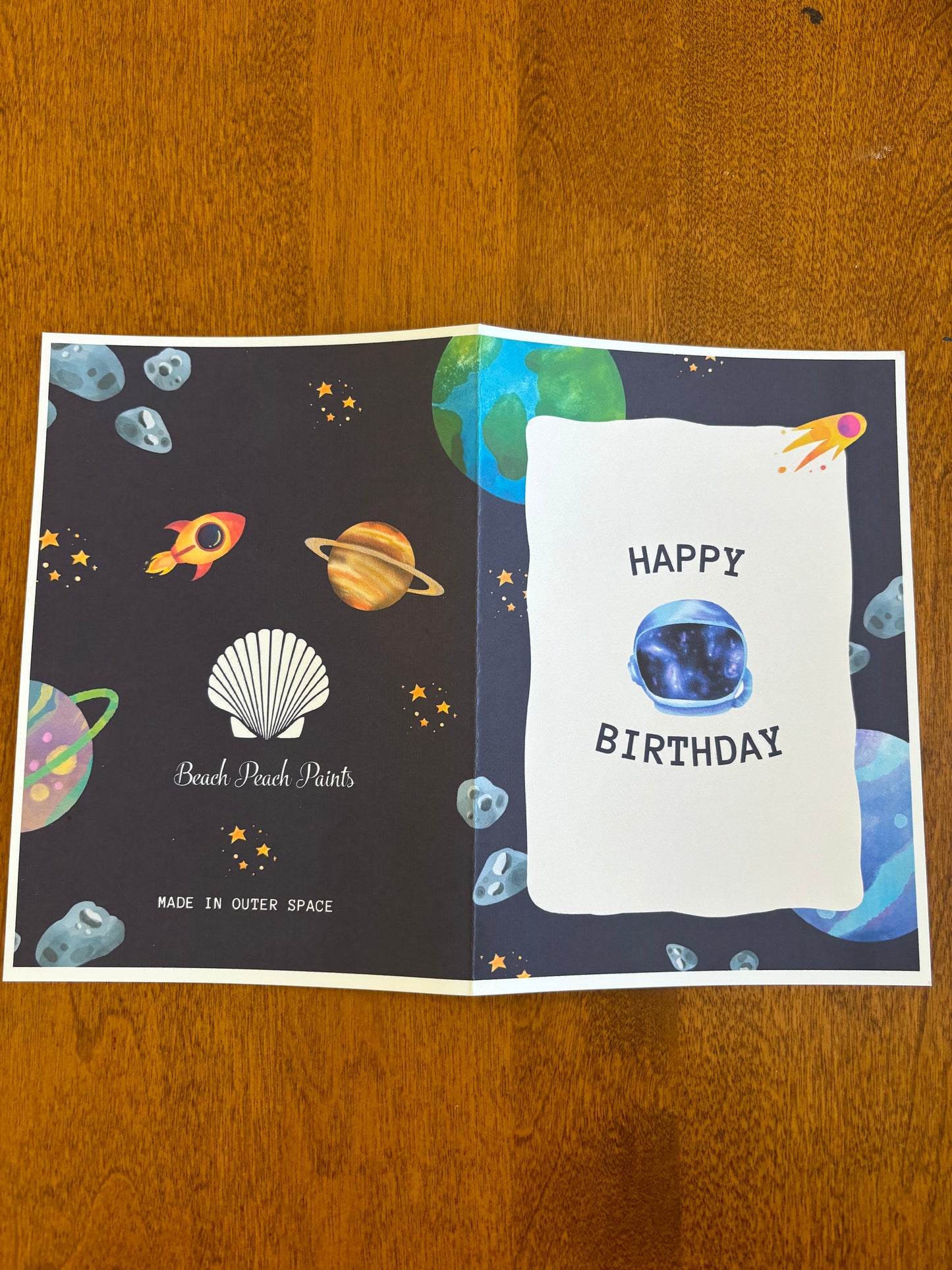 Happy Birthday Card out of this world