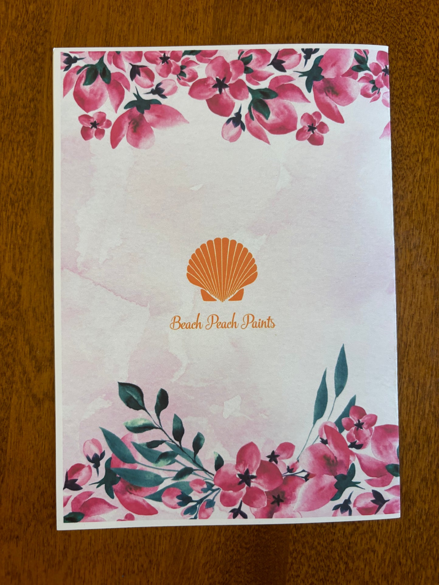 Happy birthday Card pink flowers